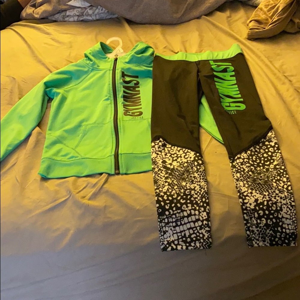 Justice gymnast leggings